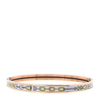 Hermes Enamel Narrow Bracelet 65 3 of 5