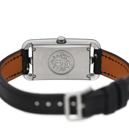Hermes Stainless Steel Barenia 20mm Nantucket Quartz Watch Noir 4 of 5