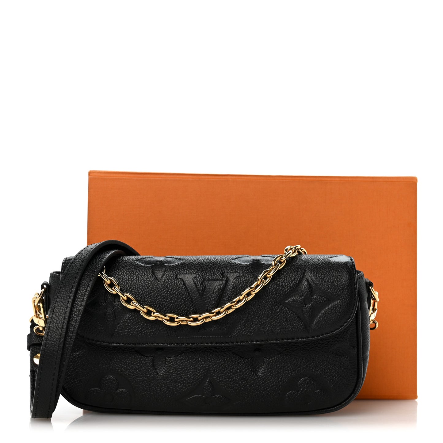 Empreinte Monogram Giant Ivy Wallet On Chain Black