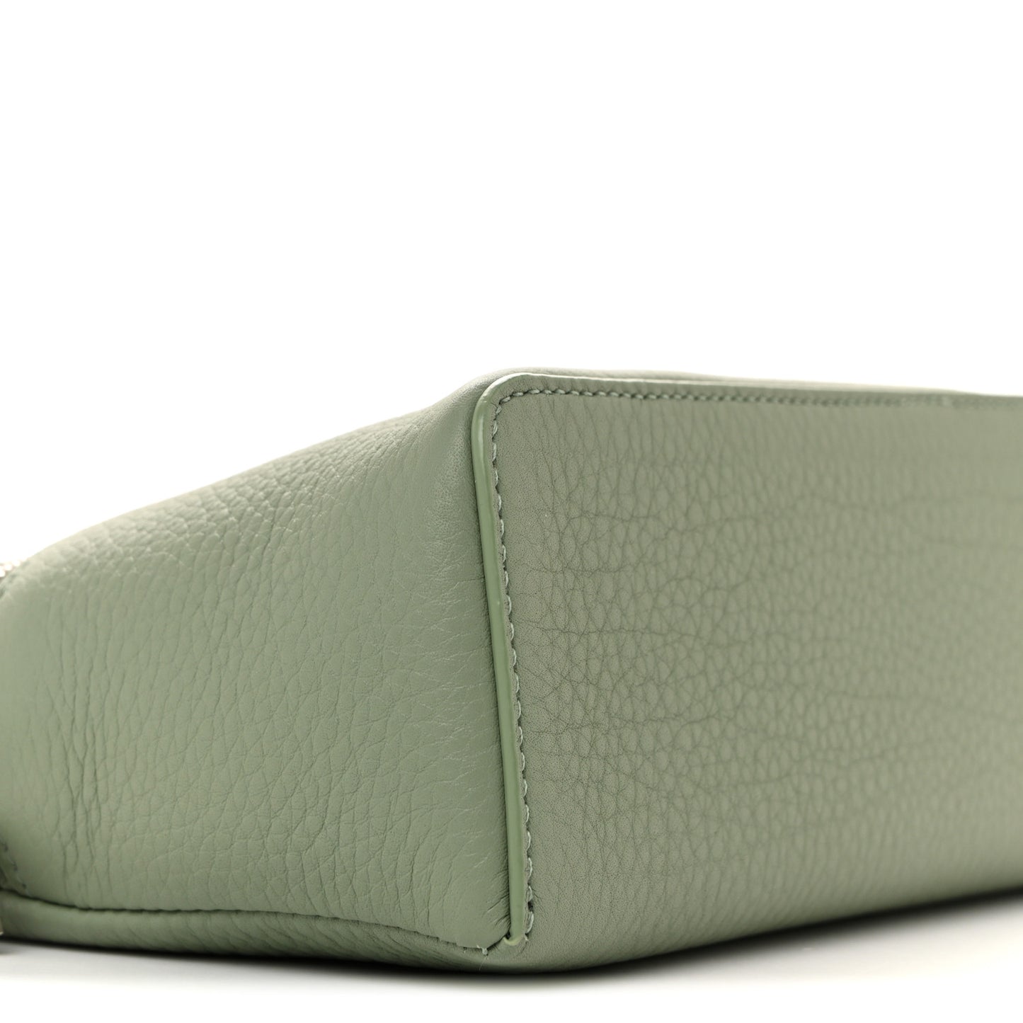 Grained Calfskin L19 Extra Pocket Pouch Sage Brush Leaves