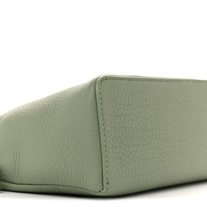 Loro Piana Grained Calfskin L19 Extra Pocket Pouch Sage Brush Leaves 9 of 10