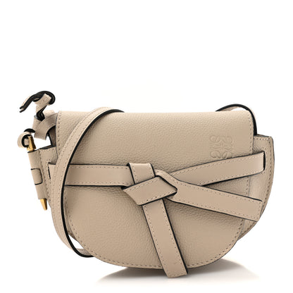 Loewe Grained Calfskin Mini Gate Crossbody Bag Light Oat 1 of 13