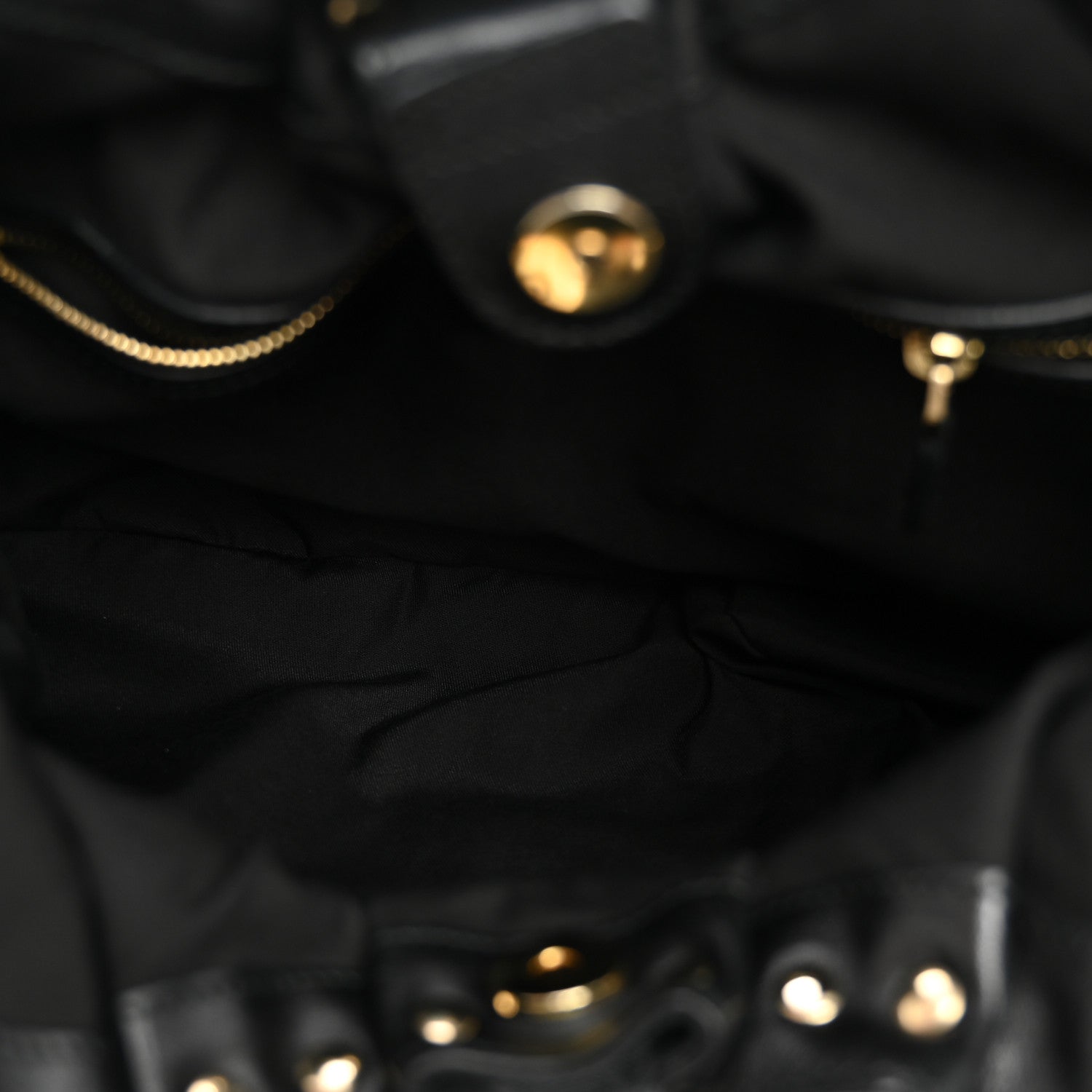 Gucci Monogram Studded Pelham Medium Tote Black 4 of 9
