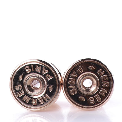 Hermes Gold Lacquered Pop H Earrings Black 6 of 7
