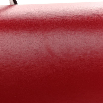 Celine Box Calfskin Medium Classic Box Flap Bag Red 14 of 14
