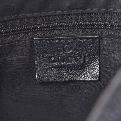 Gucci Guccissima Large New Ladies Web Hobo Black 6 of 15