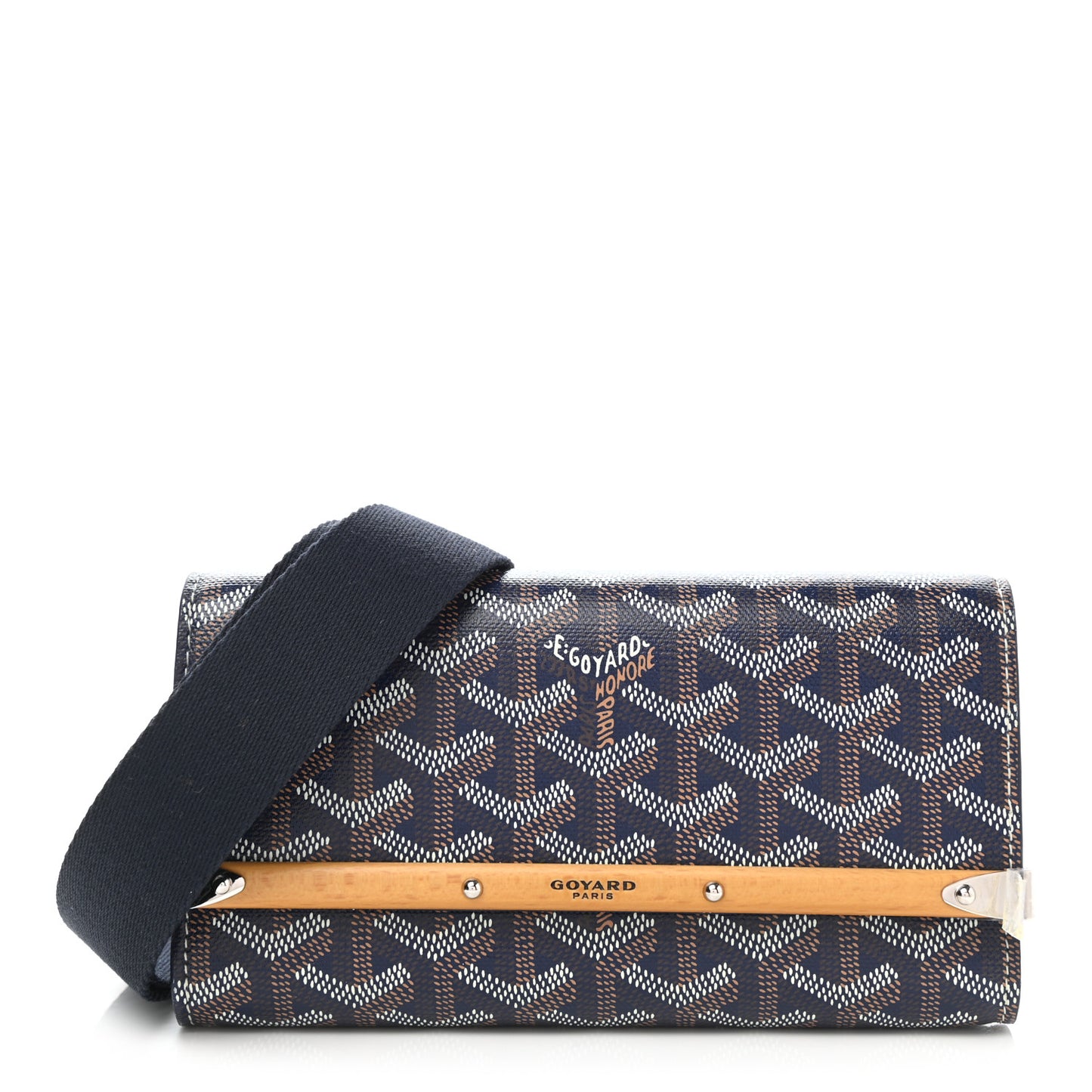 Goyardine Monte Carlo Mini Case Navy