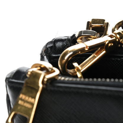 Prada Saffiano Medium Galleria Double Zip Tote Black 11 of 11