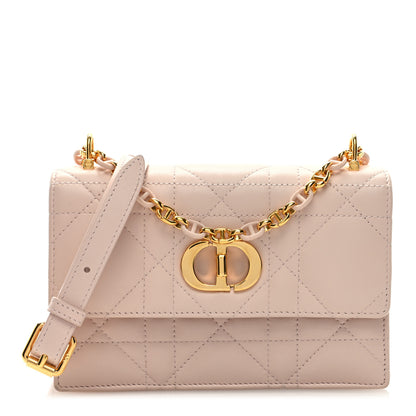 Christian Dior Lambskin Macrocannage Mini Miss Caro Bag Rose Quartz 1 of 8