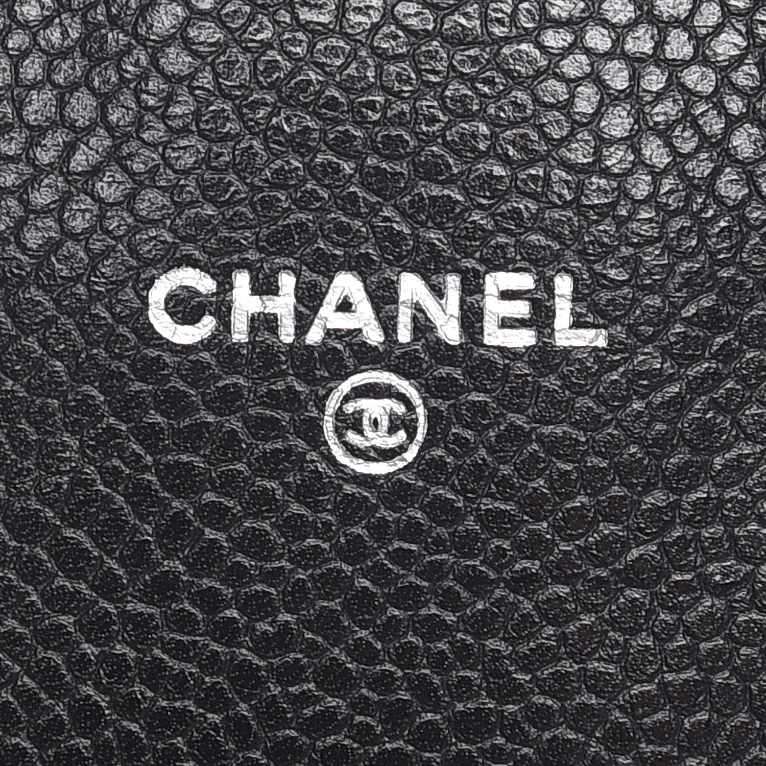 Chanel Caviar Half Moon Wallet On Chain WOC Black 6 of 8