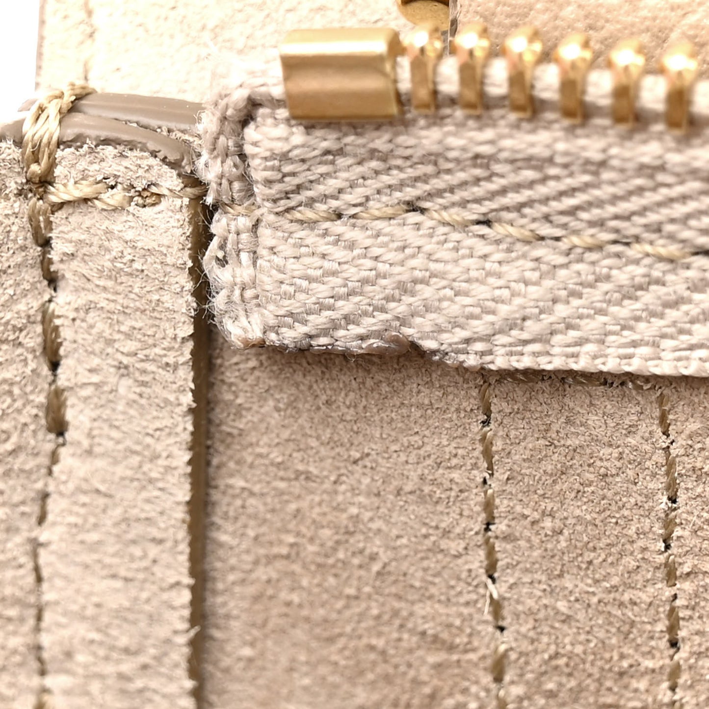 Grained Calfskin Pico Belt Bag Light Taupe