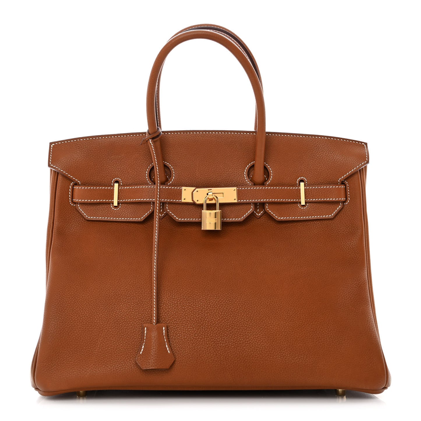 Natural Barenia Faubourg Birkin 35 Fauve