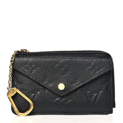 Louis Vuitton Empreinte Recto Verso Card Holder Black 1 of 8