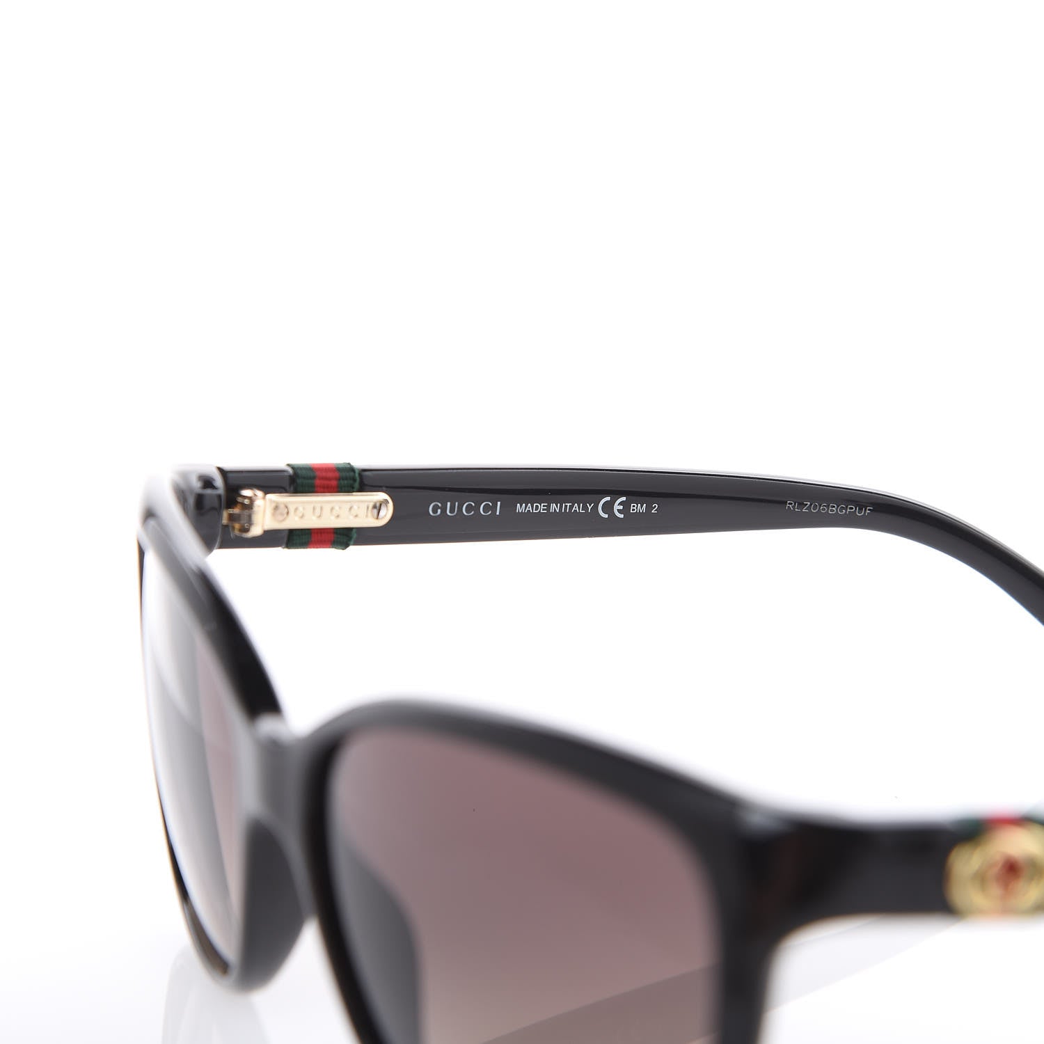 Gucci Web Sunglasses GG 3645/S Black 6 of 7