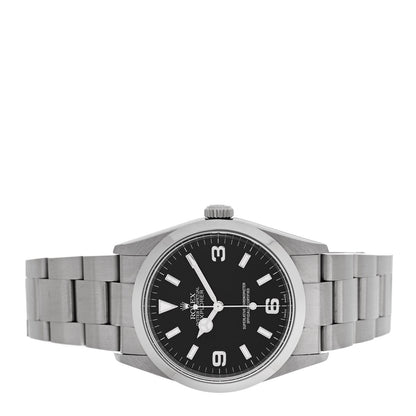 Rolex Stainless Steel 36mm Oyster Perpetual Explorer Watch Black 114270 2 of 5