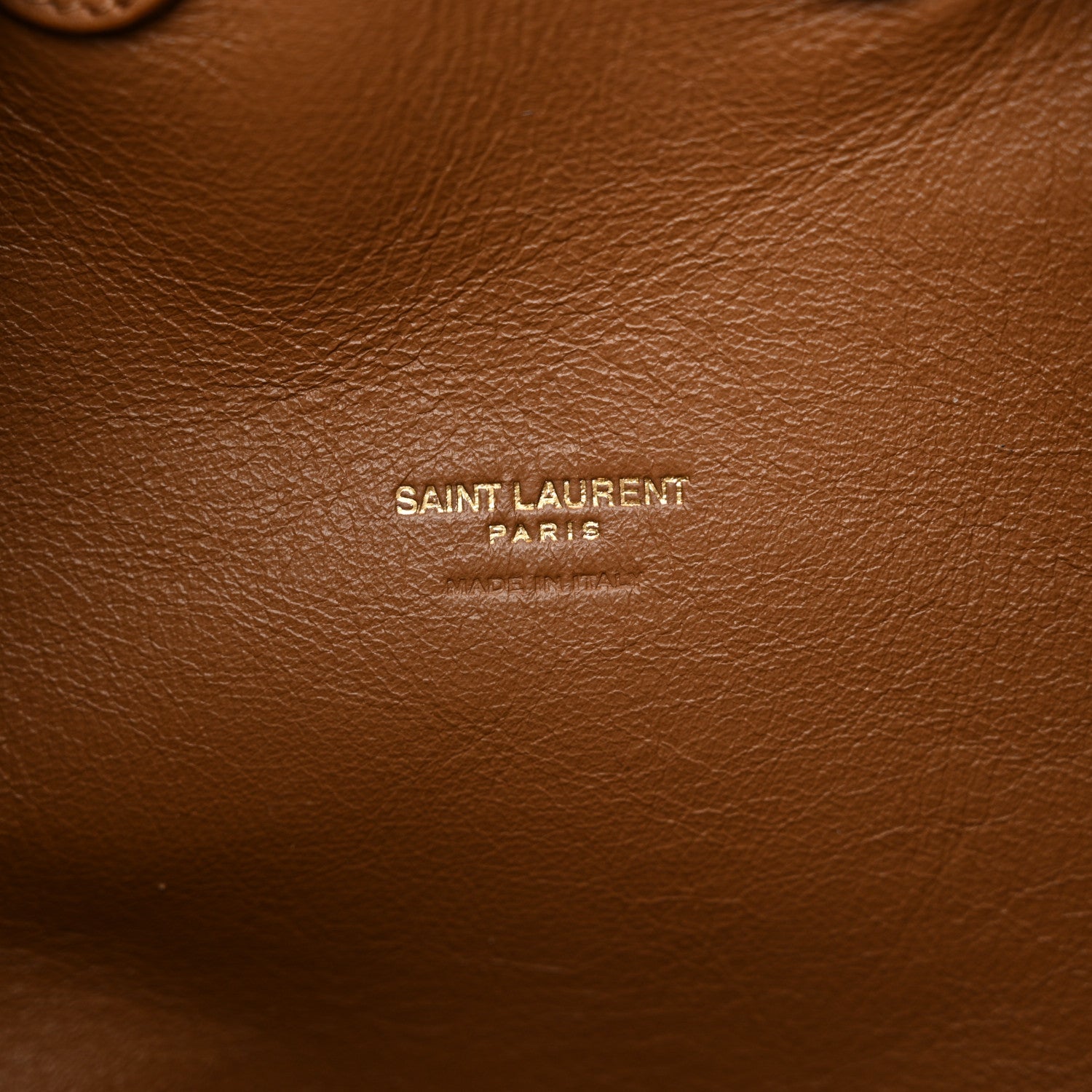 Saint Laurent Canvas All-Over Monogram Bucket Bag Denim 7 of 12