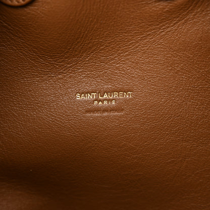 Saint Laurent Canvas All-Over Monogram Bucket Bag Denim 7 of 12