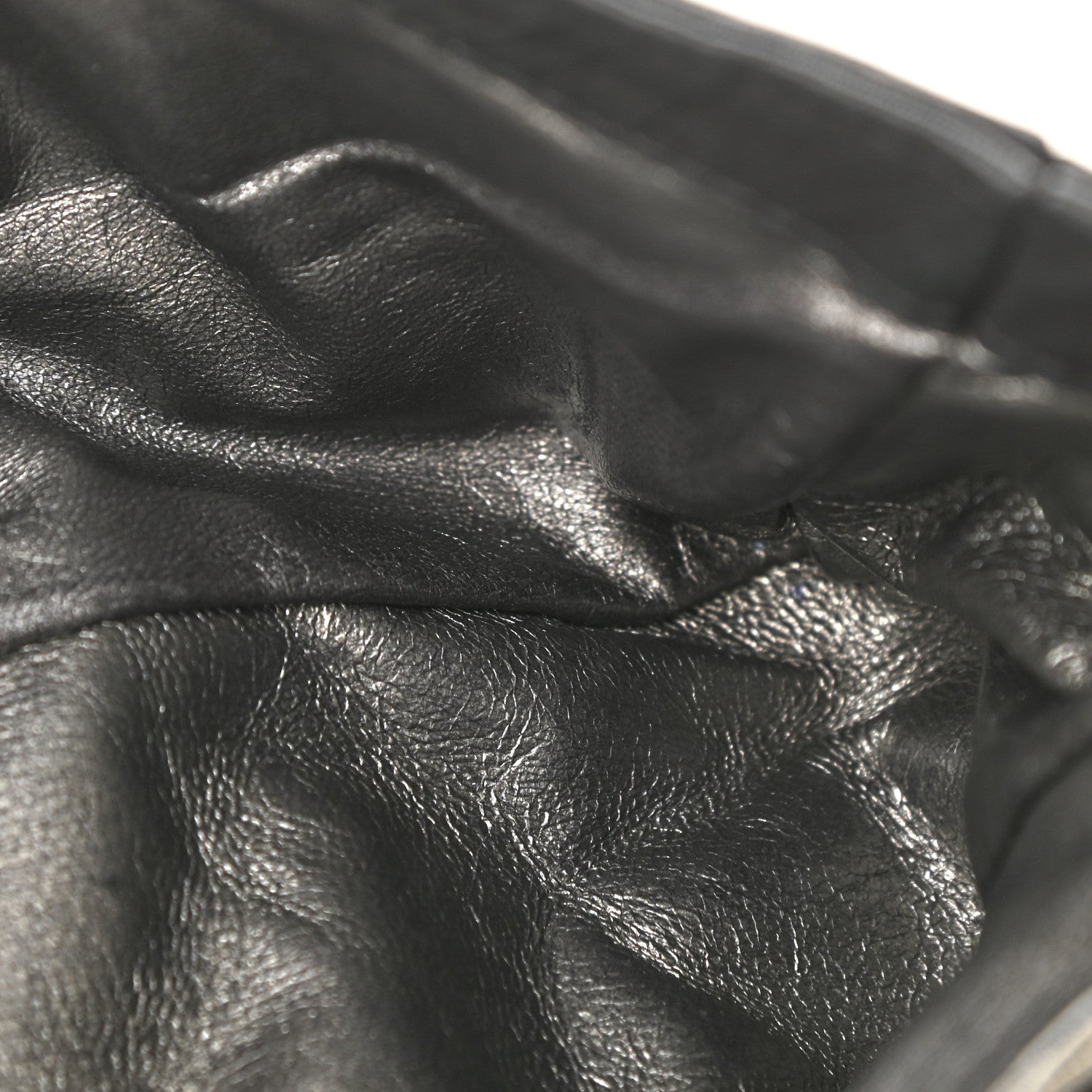Chanel Distressed Lambskin Lady Braid Flap Black 7 of 10