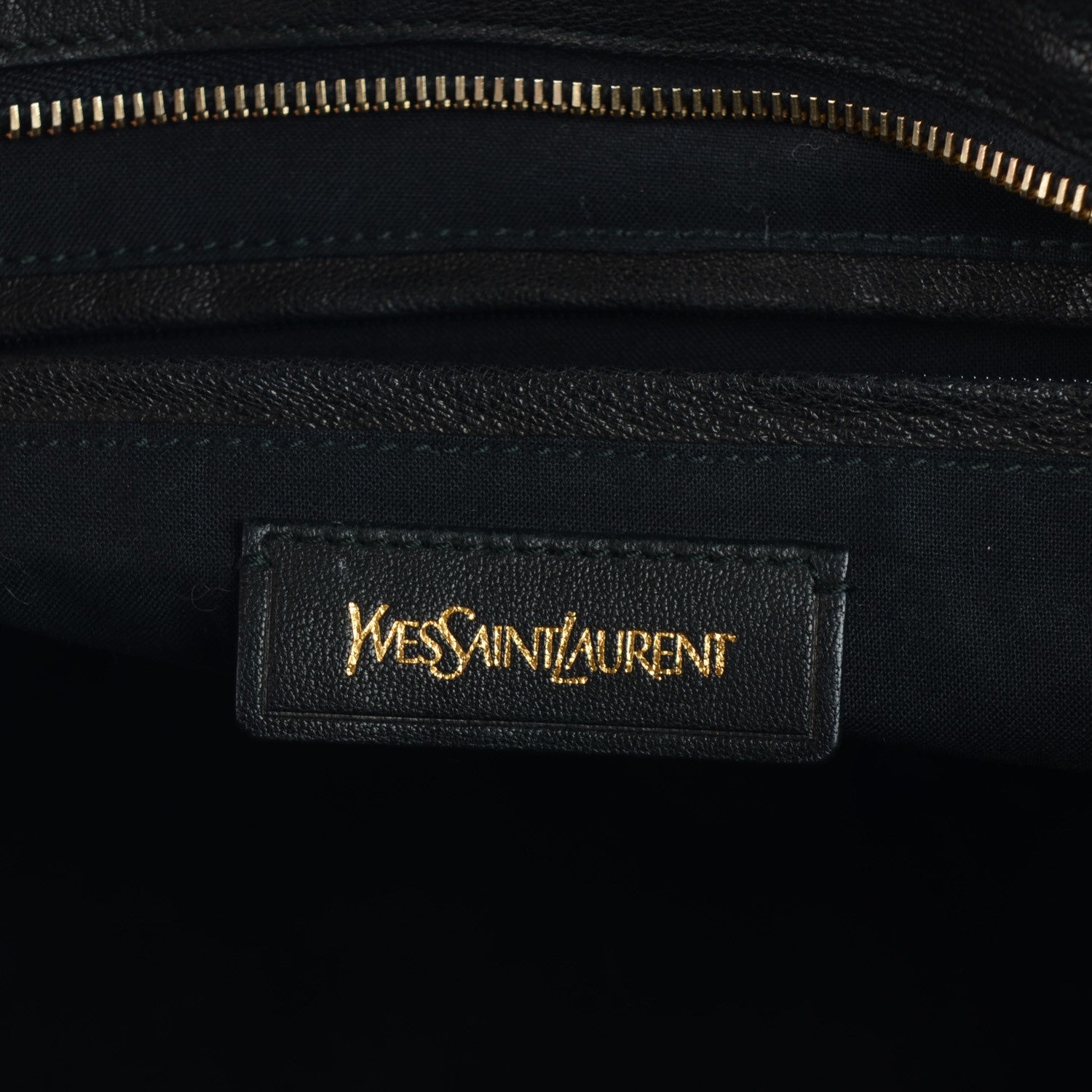 Saint Laurent Sheepskin Medium Cabas ChYc Black 6 of 7