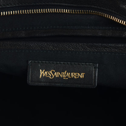 Saint Laurent Sheepskin Medium Cabas ChYc Black 6 of 7