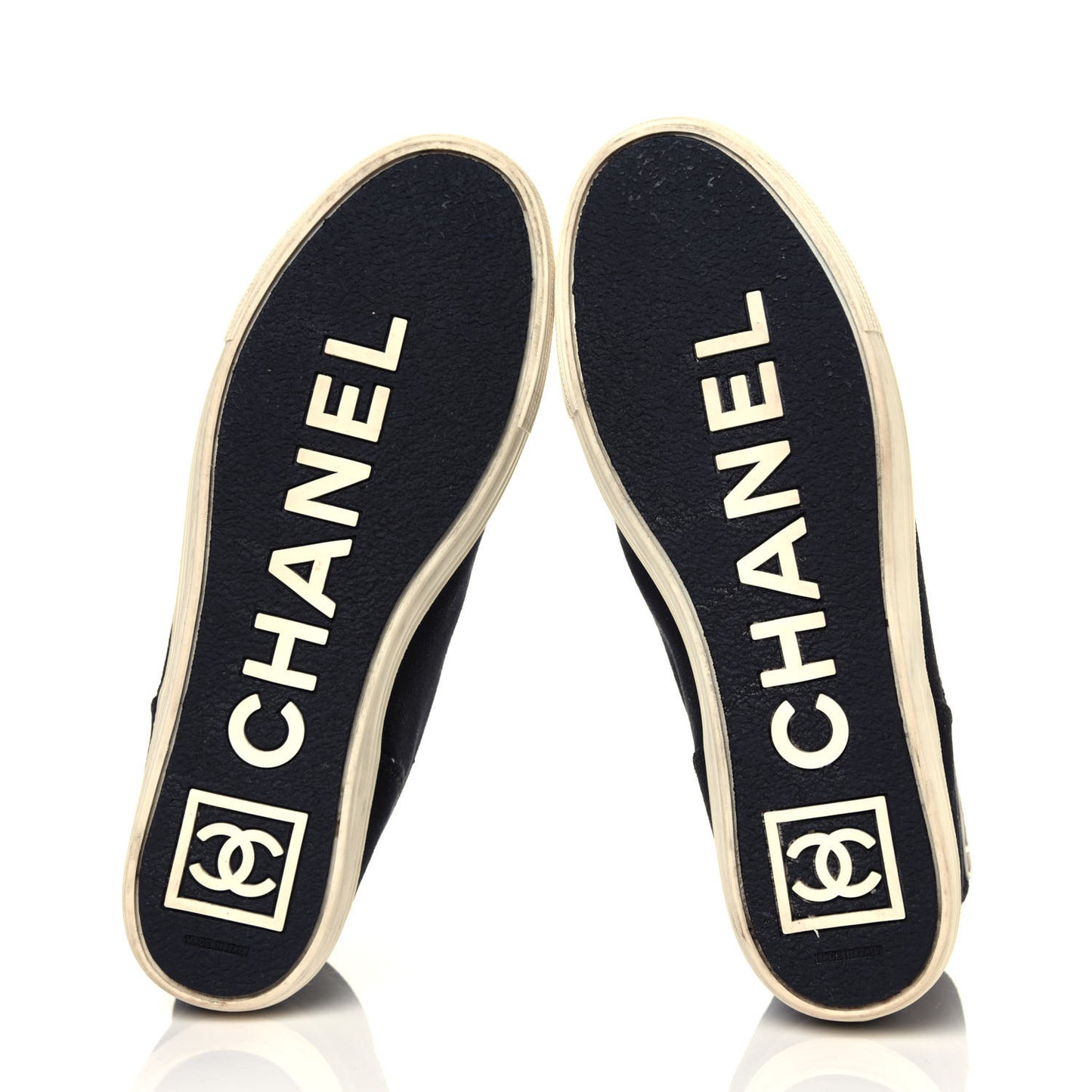 Canvas CC High Top Sneakers 38 Black White