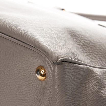 Prada Saffiano Large Galleria Double Zip Tote Pomice 10 of 14