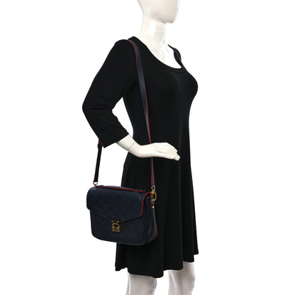 Louis Vuitton Empreinte Pochette Metis Marine Rouge 2 of 11