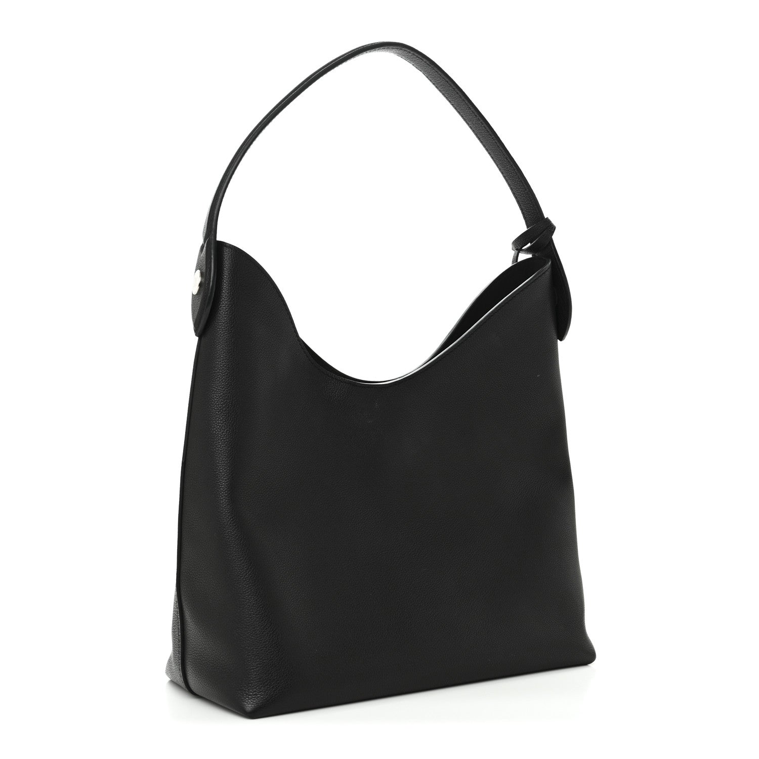 Louis Vuitton Calfskin Lockme Hobo Black 3 of 10