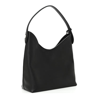 Louis Vuitton Calfskin Lockme Hobo Black 3 of 10