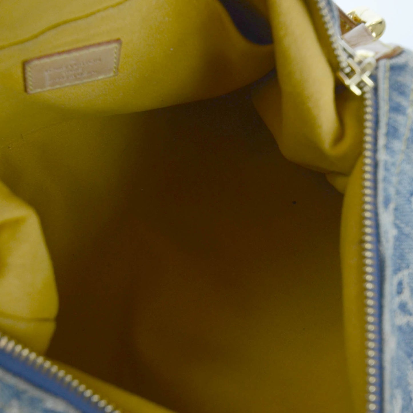 Monogram Denim Baggy PM Blue