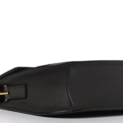 Tom Ford Grained Calfskin Mini T Clasp Tara Crossbody Bag Graphite 5 of 8