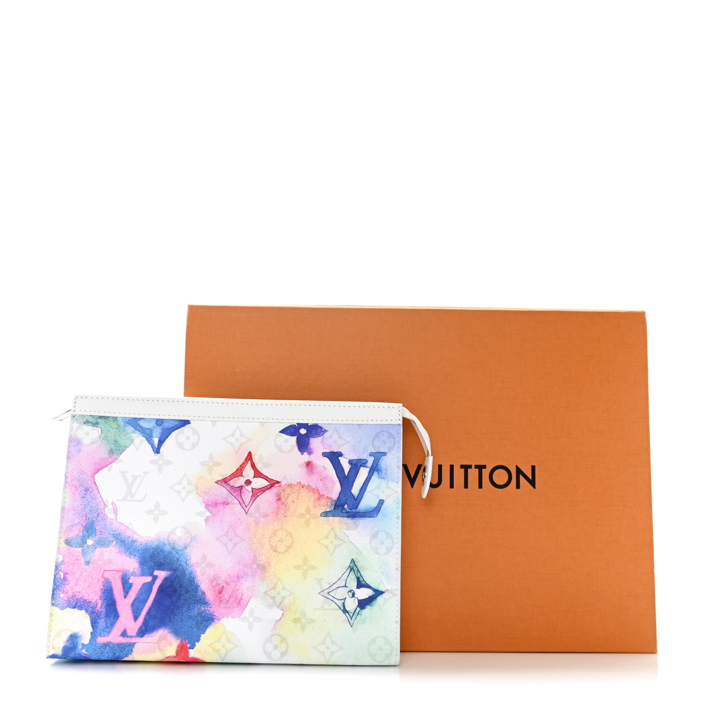 Monogram Watercolor Pochette Voyage MM Multicolor