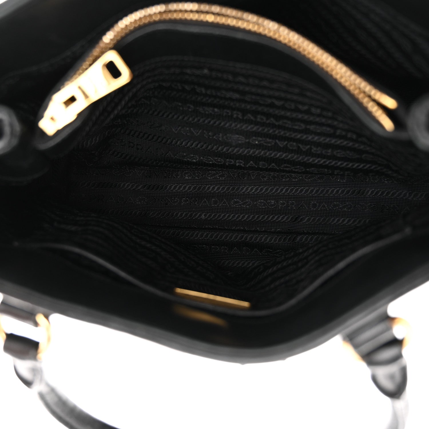 Prada Tessuto Nylon Gaufre Small Tote Black 6 of 13