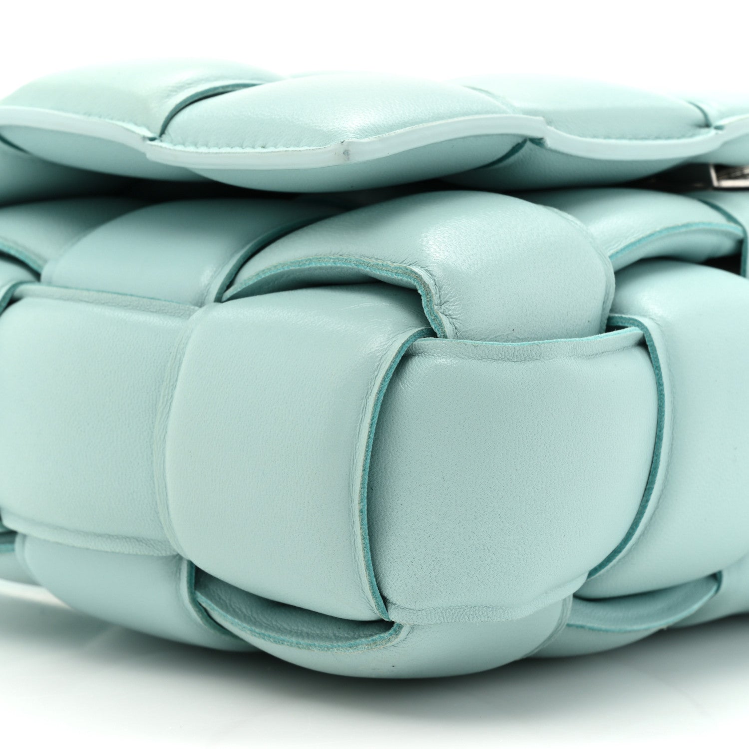 Bottega Veneta Nappa Maxi Intreccio Padded Cassette Crossbody Bag Spearmint 8 of 14