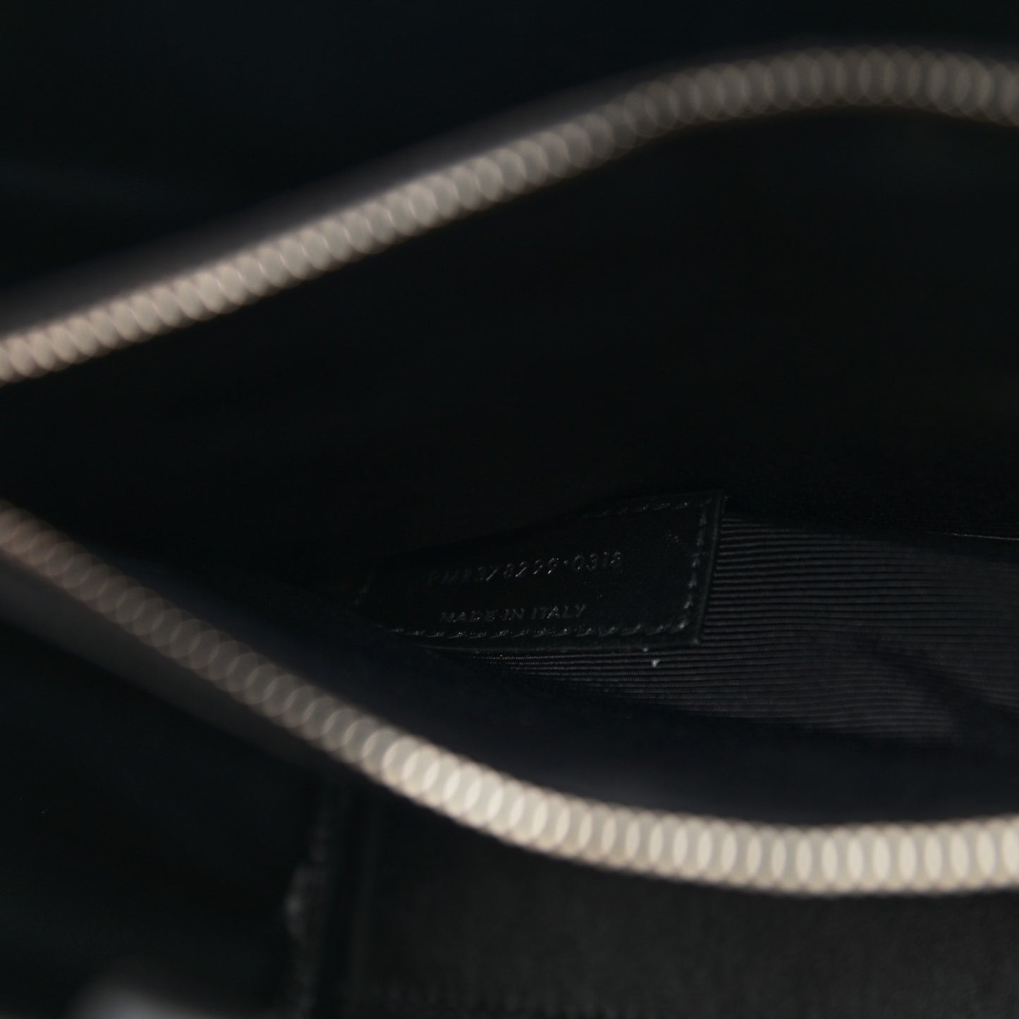 Grained Calfskin Small Sac De Jour Black