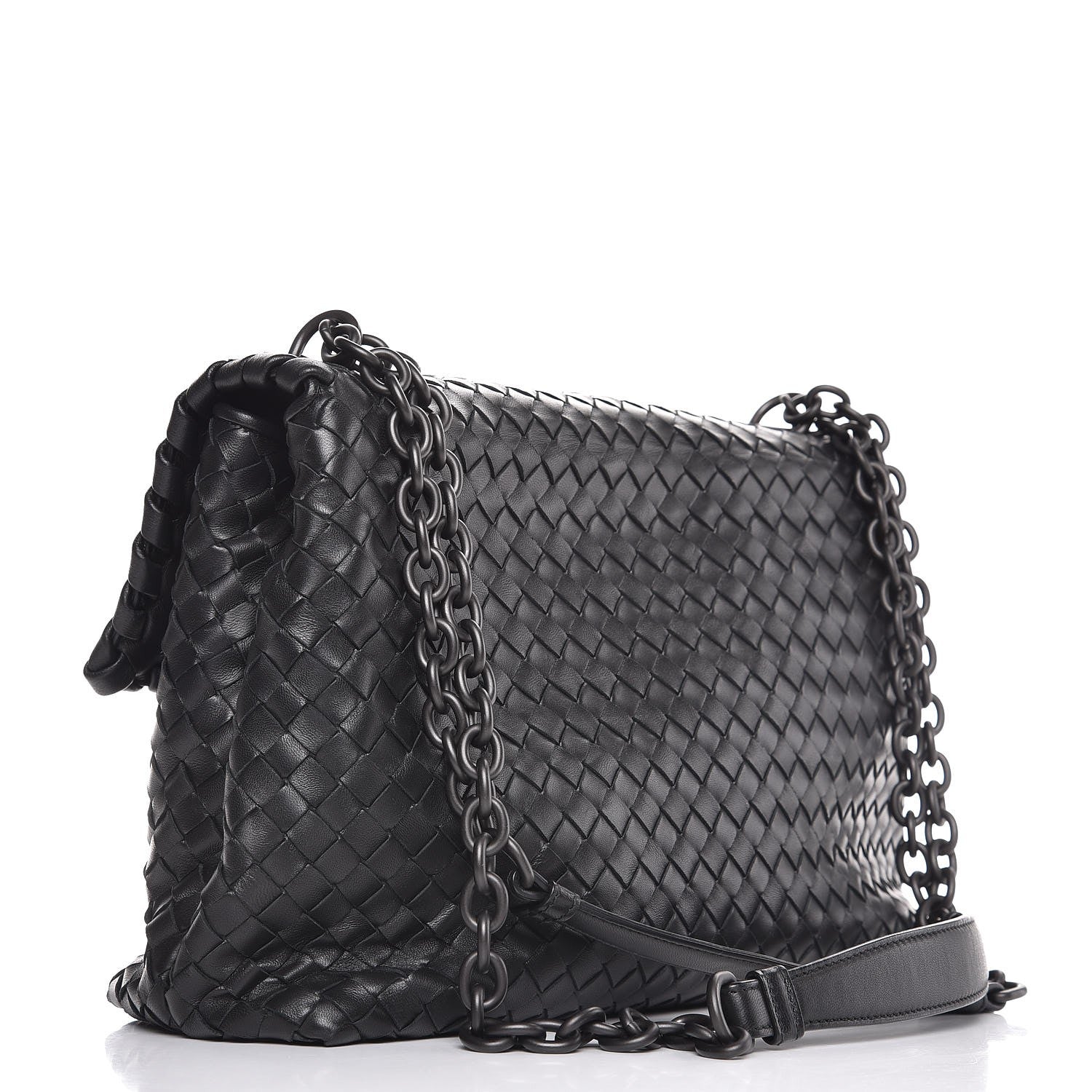 Bottega Veneta Nappa Intrecciato Medium Olimpia Bag Black 3 of 8