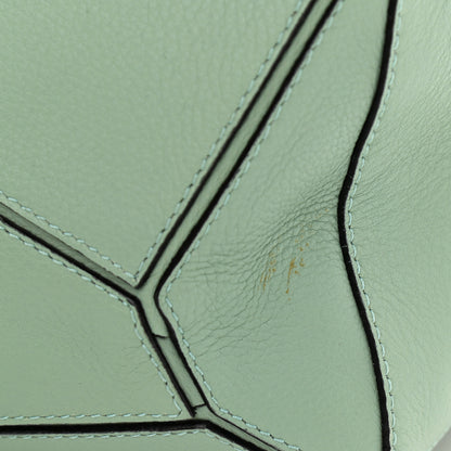 Loewe Calfskin Medium Puzzle Bag Sea Water Green 18 of 19