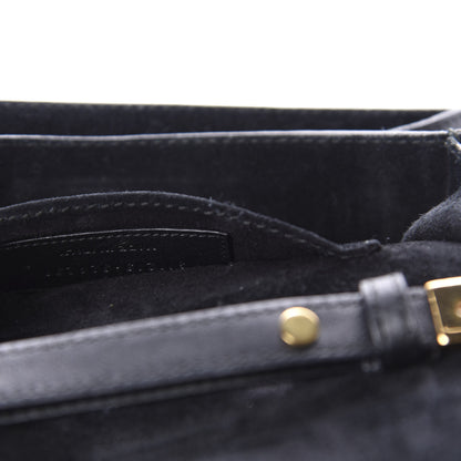 Saint Laurent Calfskin Mini Y Ligne Crossbody Pochette Bag Black 10 of 12