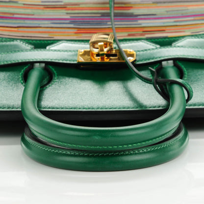 Hermes Box Vibrato Birkin 35 Vert Clair 15 of 24
