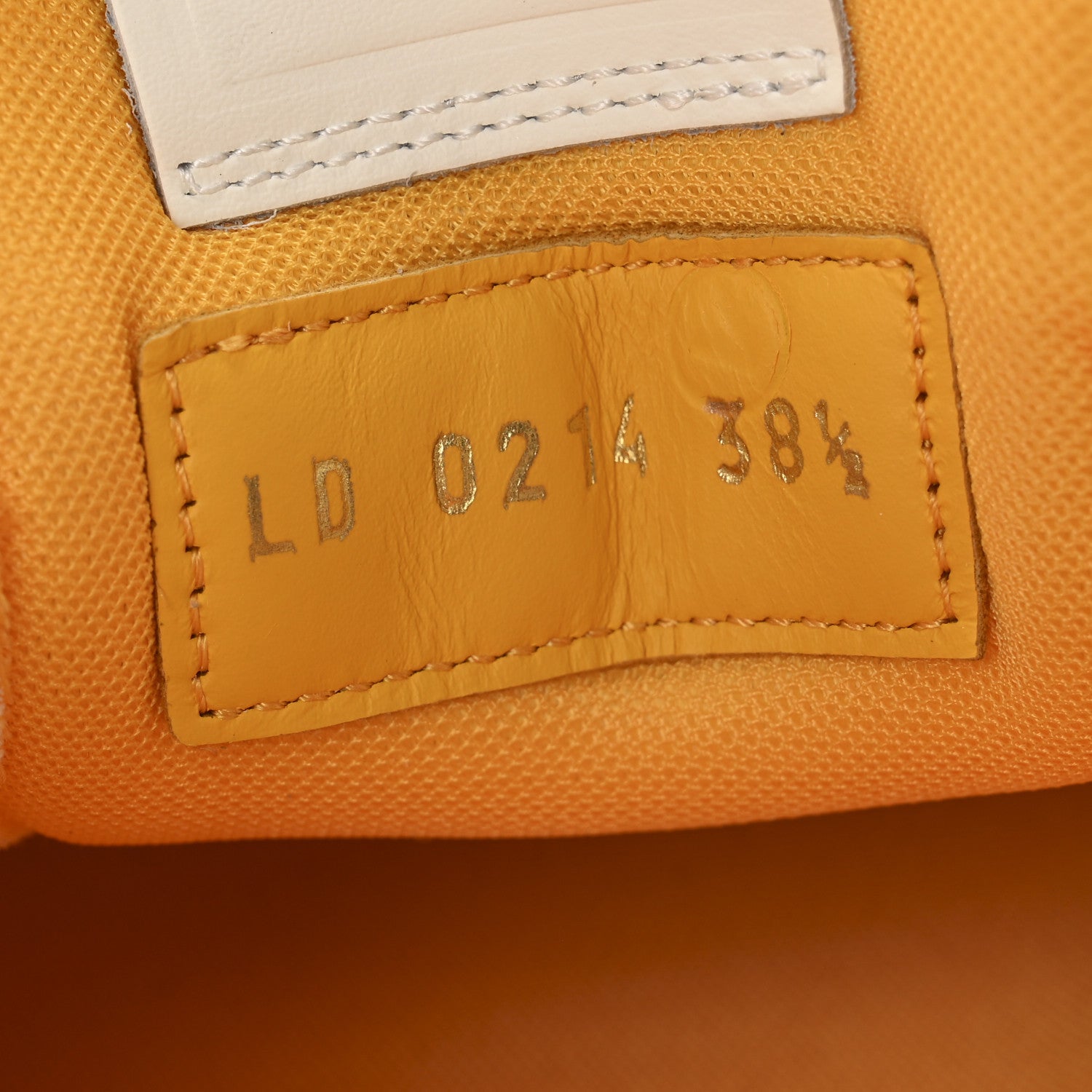 Louis Vuitton Calfskin LV Trainer Sneakers 38.5 Yellow 1741970