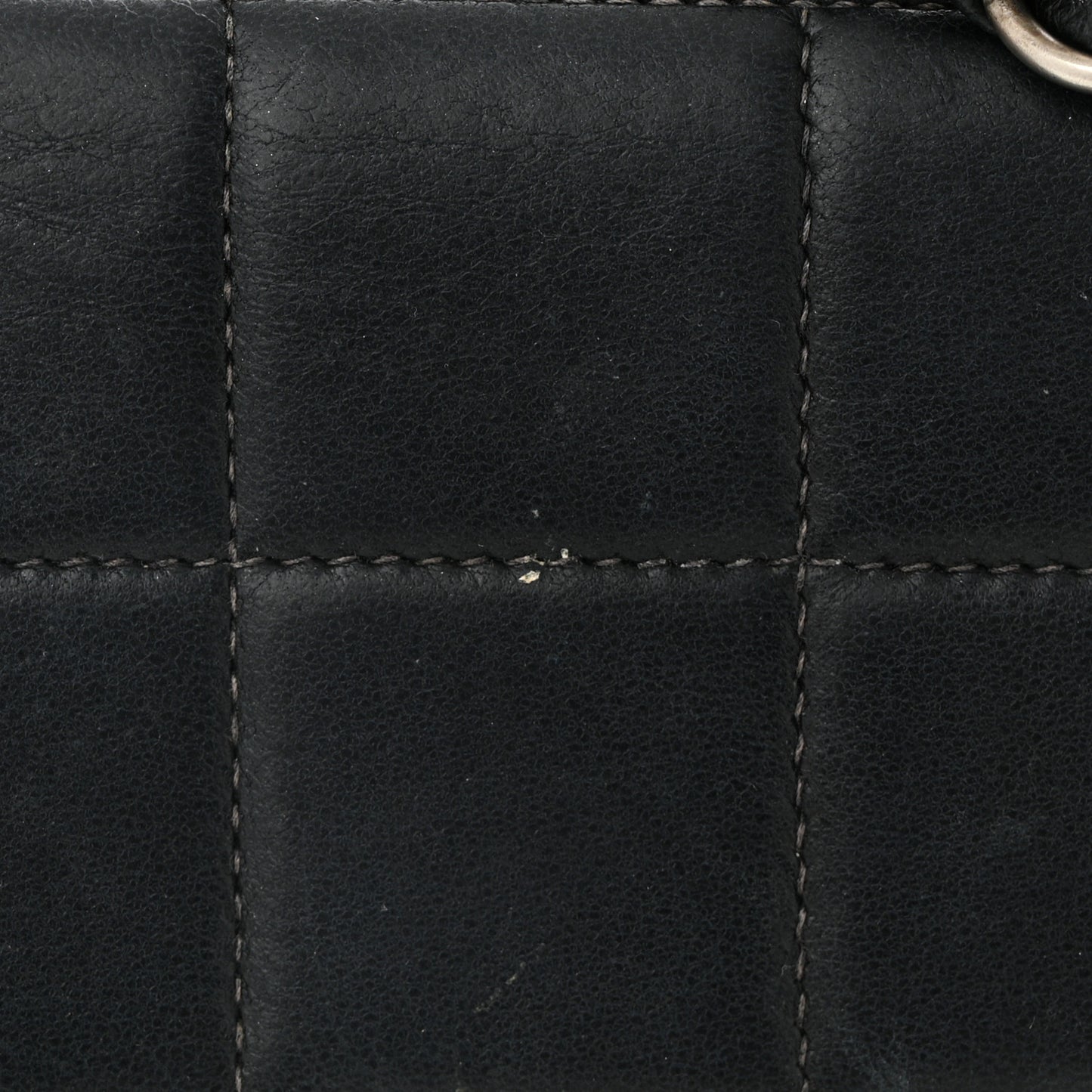 Lambskin Square Stitched Reissue Multi Pocket Flap Black
