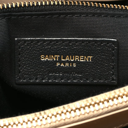 Saint Laurent Calfskin Y Quilted Monogram Medium Loulou Chain Satchel Nude Powder 7 of 12