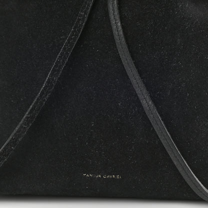 Mansur Gavriel Suede Backpack Black 7 of 10