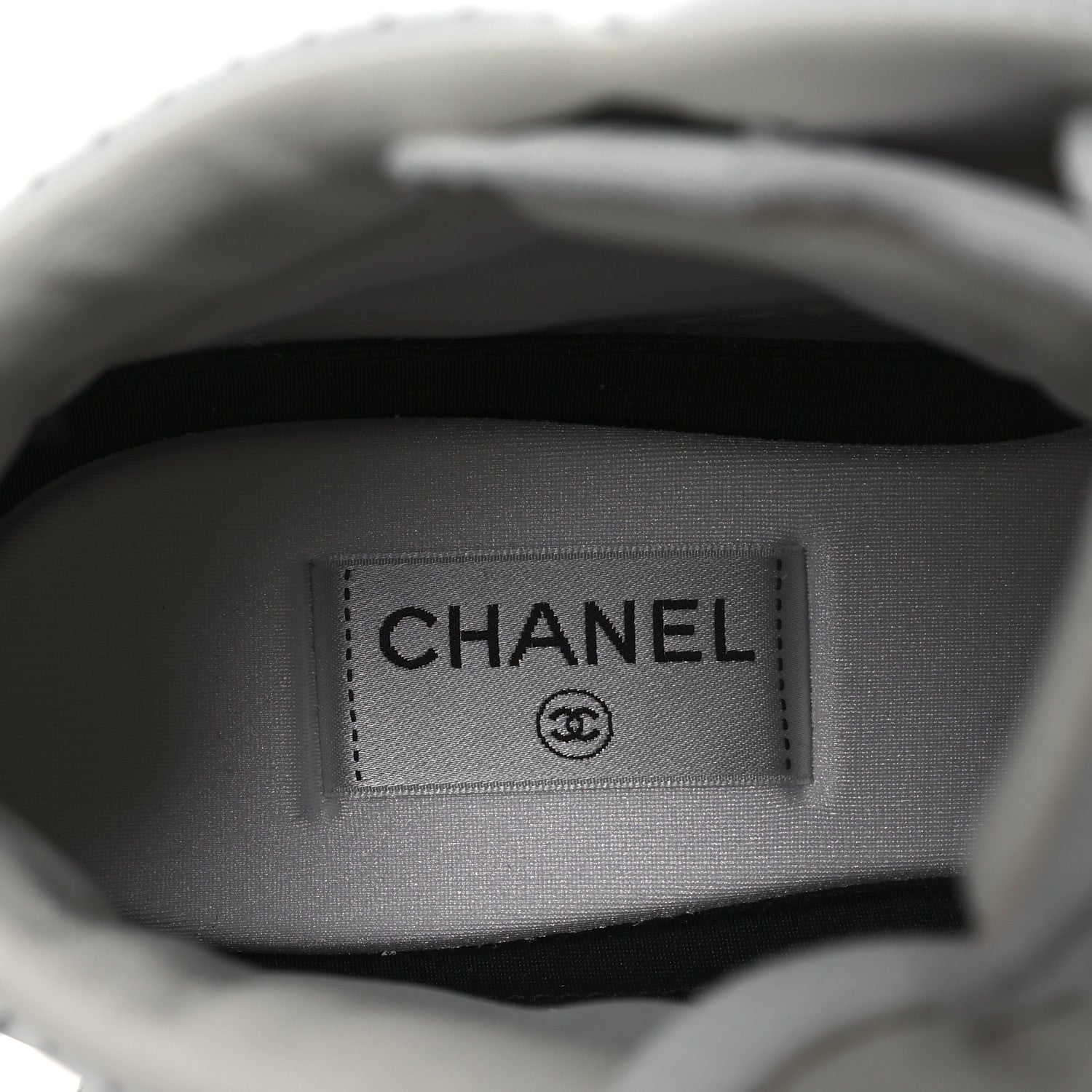 Chanel Calfskin CC High Top Sneaker 45 White 9 of 11