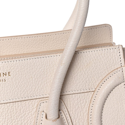 Celine Goatskin Micro Luggage White 10 of 22