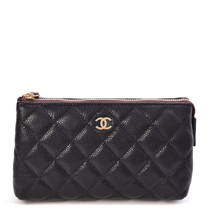 Chanel Caviar Quilted Small Pouch Black 1 of 8