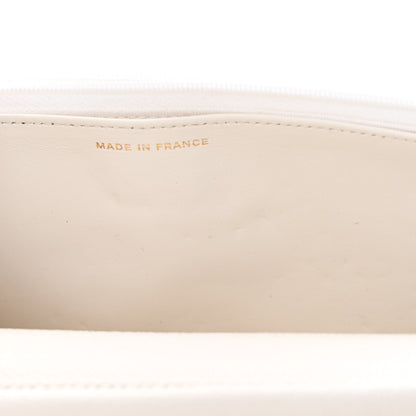 Chanel Caviar Quilted Wallet On Chain WOC White 9 of 13