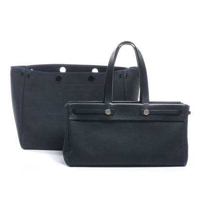 Hermes Toile Herbag Cabas Black 3 of 8