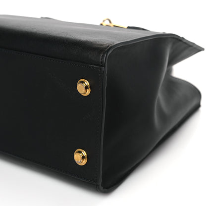 Louis Vuitton Calfskin City Steamer MM Black 8 of 9