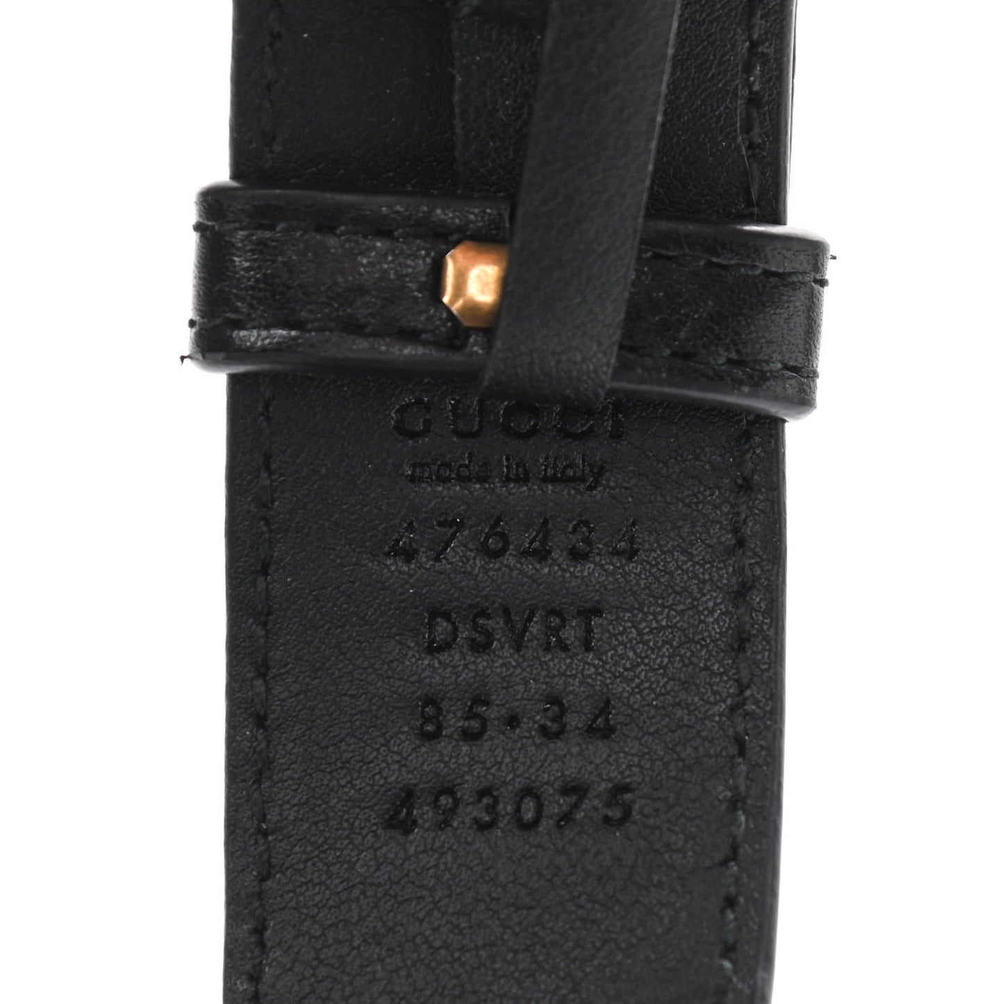 Calfskin Matelasse GG Marmont Belt Bag 85 34 Black